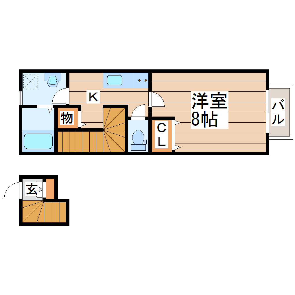 アスコット多賀城の間取り