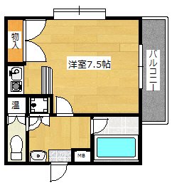 田中第５ハイツの間取り