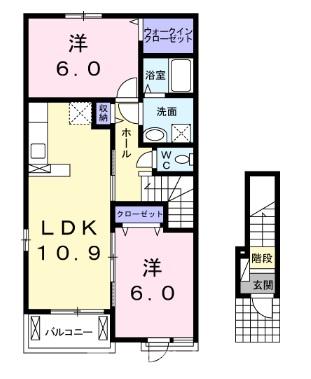 ロワンテール　IIIの間取り