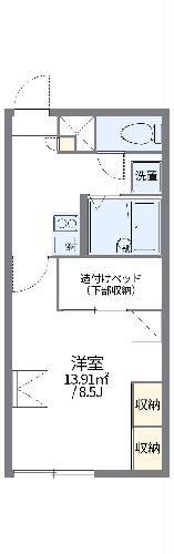 レオパレスカーサ藻岩の間取り