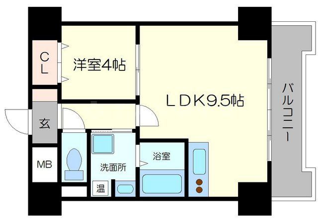 サムティ新大阪WESTの間取り