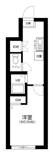 サザンロード飛田給の間取り