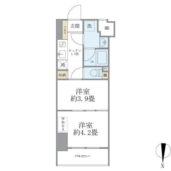 フェリーチェ錦糸町の間取り