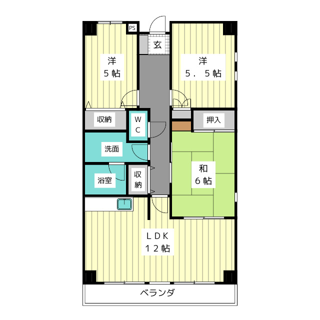 アスリート本郷の間取り