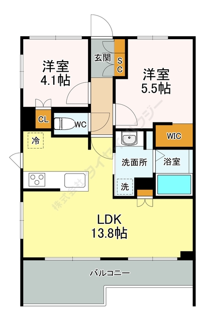 ＫＤＸレジデンス武蔵境Iの間取り