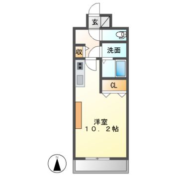 ノヴェル新栄の間取り