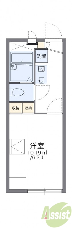 レオパレスカレンコートの間取り