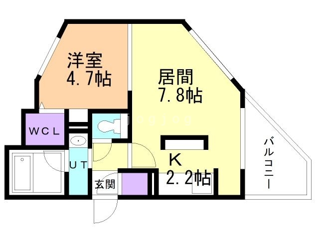 シンシア南９条の間取り