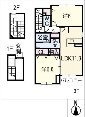 エクラントの間取り