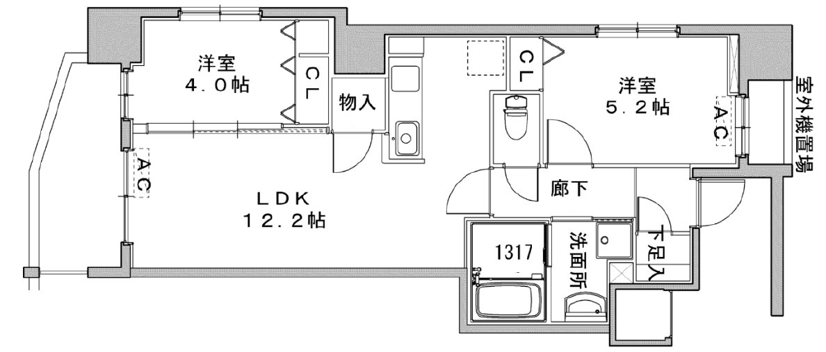 セントヒルズ上幟町の間取り