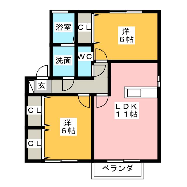 シティコートの間取り