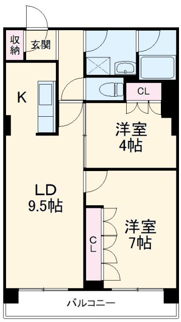 パークアクシス西船橋本郷町の間取り