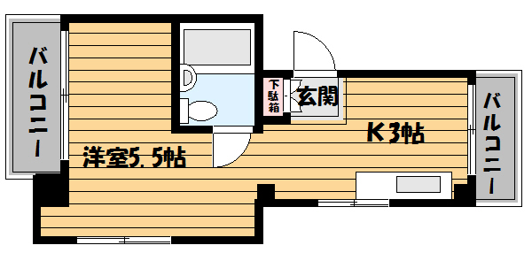 シティプラザ御影の間取り