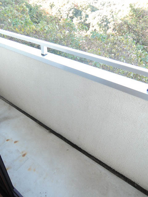 バルコニー　広々としたバルコニー