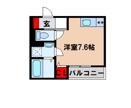 仮称)小郡新築アパートの間取り