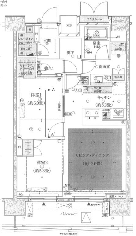 ザ・パークハウスアーバンス渋谷の間取り