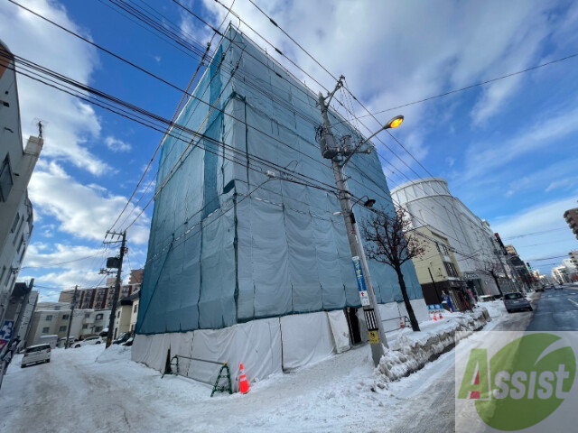 【札幌市北区北三十五条西のマンションの建物外観】