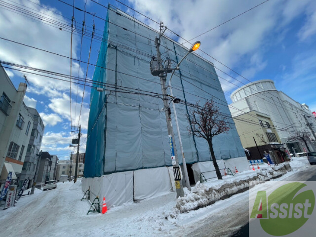 【札幌市北区北三十五条西のマンションの建物外観】