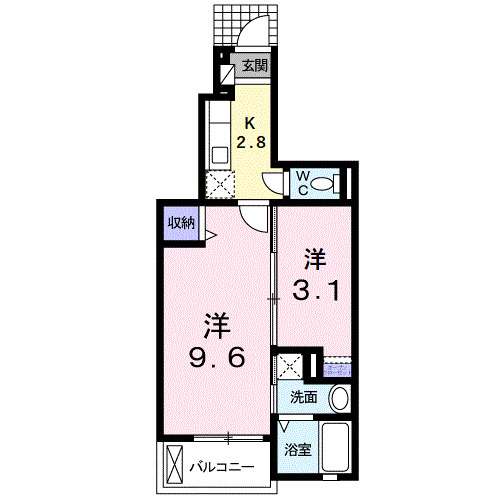 コモドカーサ　レモン館の間取り