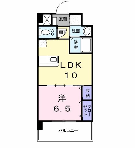 エヴァーグリーンＮの間取り