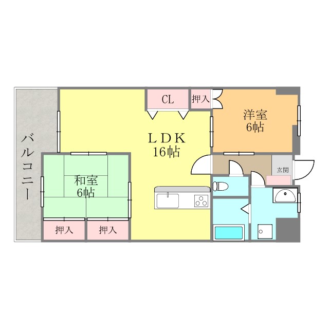 衣山大東ビルの間取り