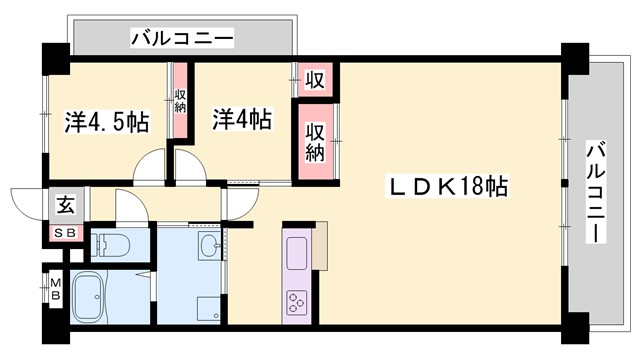 ロゼオ・パラッツォの間取り