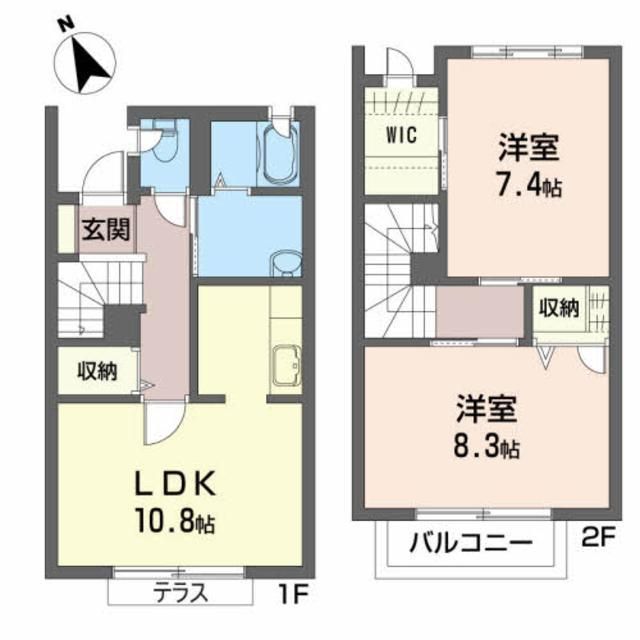 ファミール城西Ｂの間取り