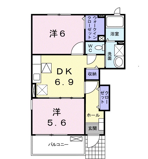 フォレストシーンＢの間取り