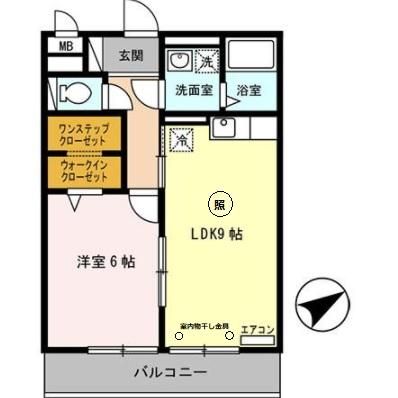 セジュール東浜尻の間取り