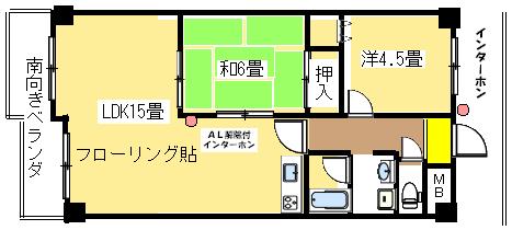 第５大原マンションの間取り