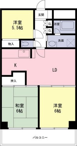 ライオンズマンション多摩センターの間取り