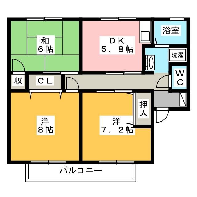 パインヒルズ上松の間取り