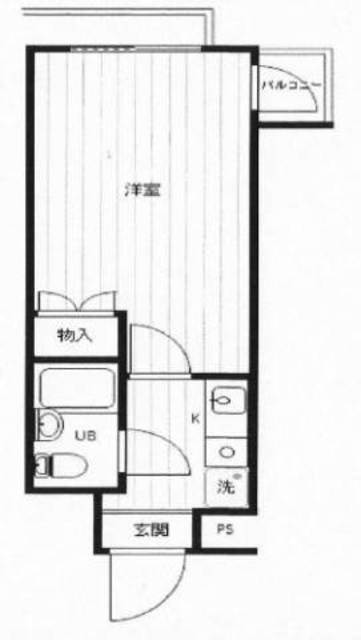 東京都八王子市大和田町５（マンション）の賃貸物件の間取り