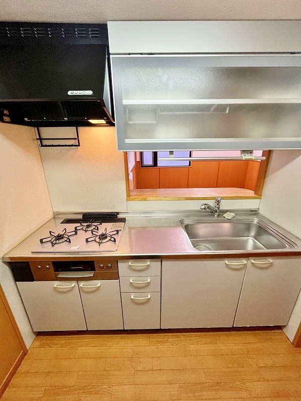 キッチン　★システムキッチングリル付き/3口コンロ★