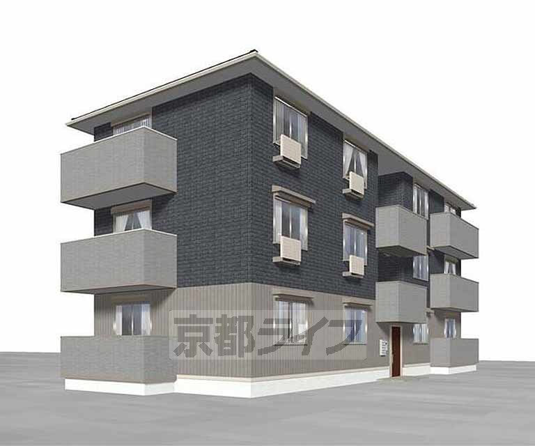 建物外観　予想図、完成予想図