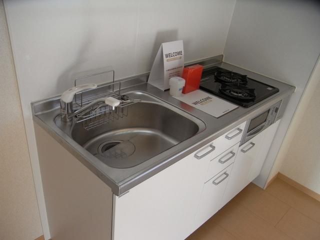 キッチン　★★２口ガスコンロ+グリル★★