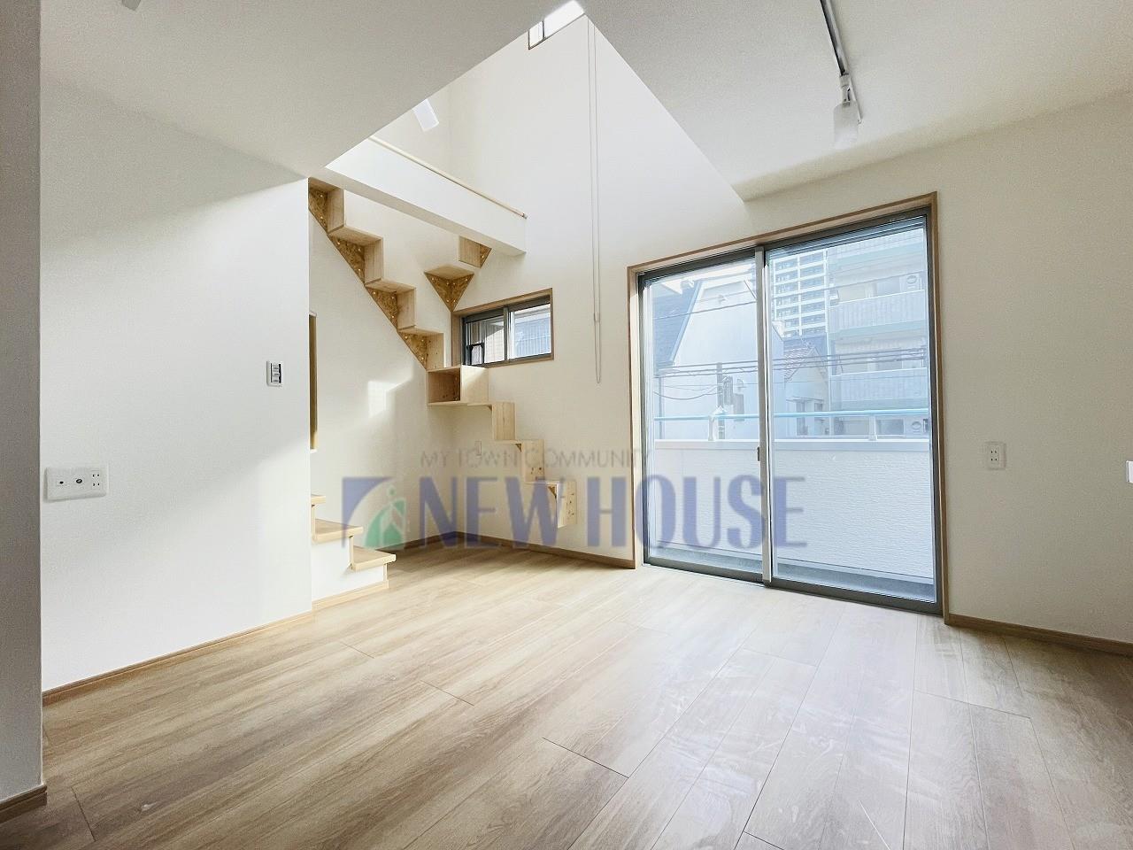 居室・リビング　２階リビング。