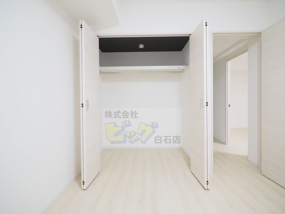 収納　各部屋にクローゼットを完備しています♪