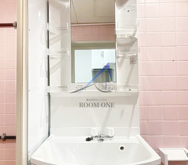 洗面設備　洗面台です。