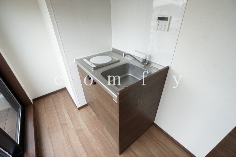 キッチン　システムキッチン一口コンロ