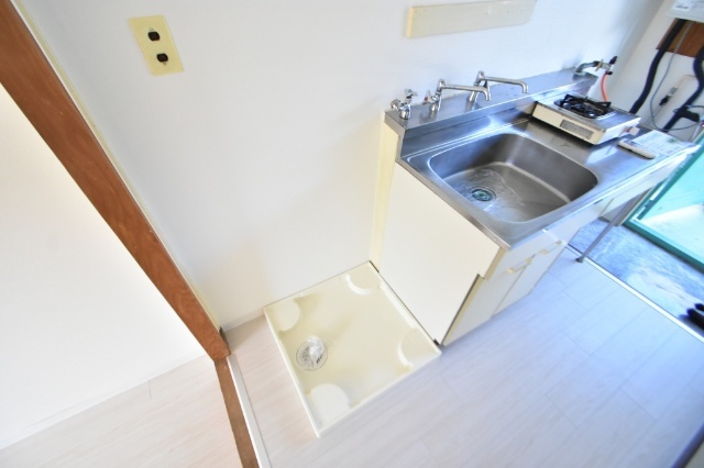 洗面設備　洗濯機置場