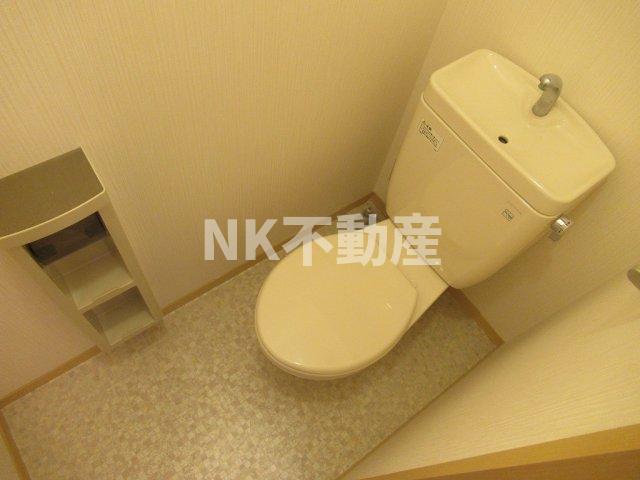 トイレ　ゆったりとした空間のトイレです