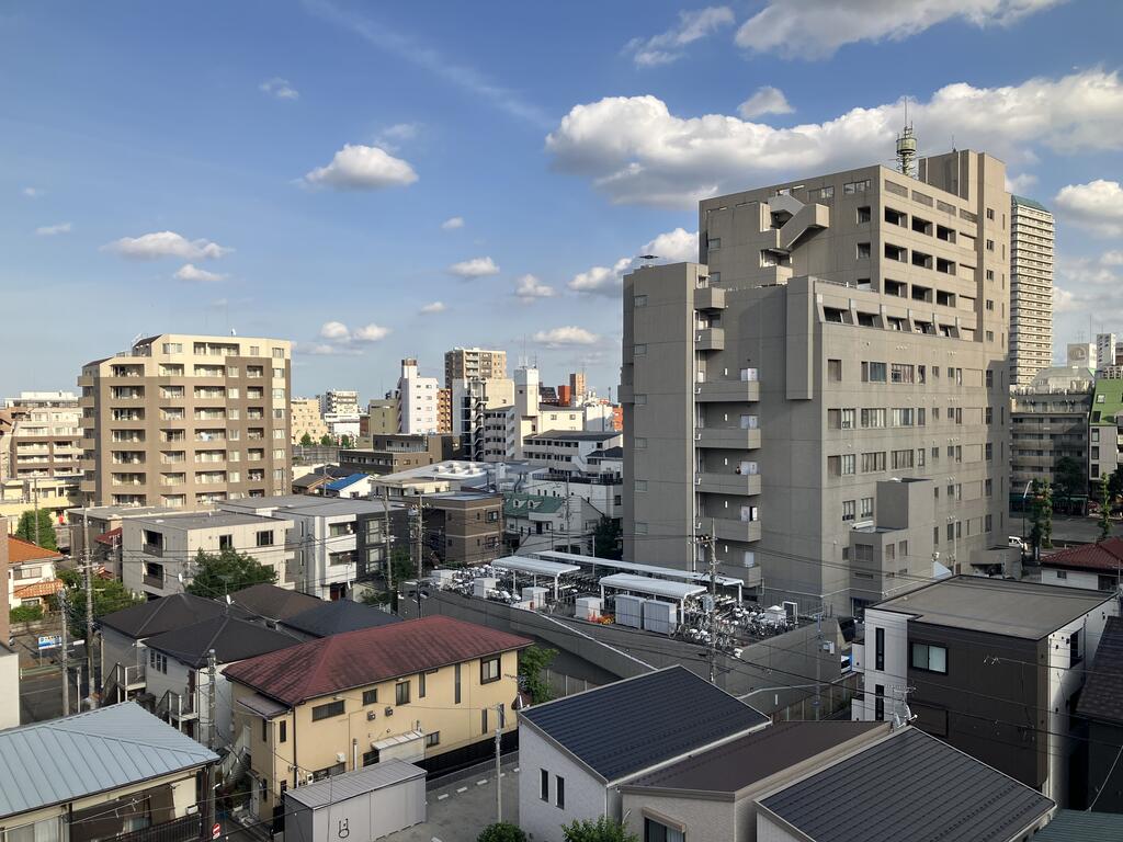 眺望　駐輪場
