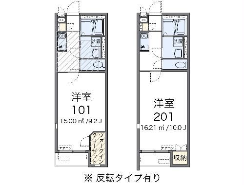 ミランダ三本木の間取り写真