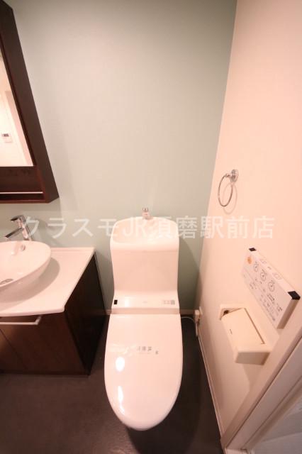 トイレ　清潔感たっぷりのトイレです。入るとホッとする、そんな空間。