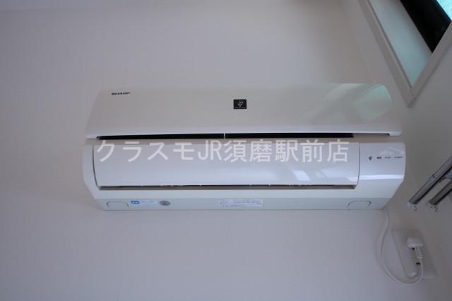 その他設備　エアコンがあるのはうれしいですね。ちょっぴり得した気分。