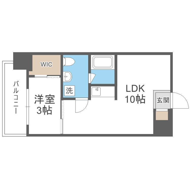アイセレブ箱崎駅前の間取り写真