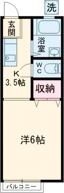 イーストヒルズ・Aの間取り写真