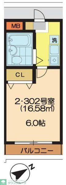 バーミリオン市川の間取り写真