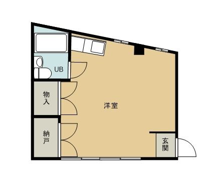 ＪＲ八高線 拝島駅 徒歩16分 3階建 築34年の間取り写真